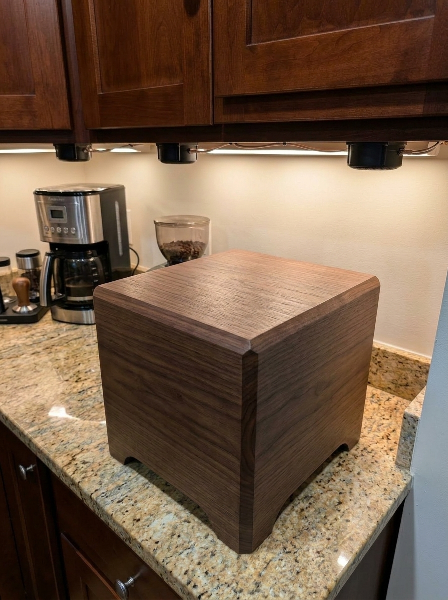 Final Kitchen Setup: Dayton Audio DAEX25 Under-Cabinet Exciters with Subwoofer